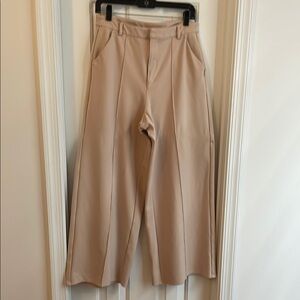 Bar III Beige Wide-Leg Pants